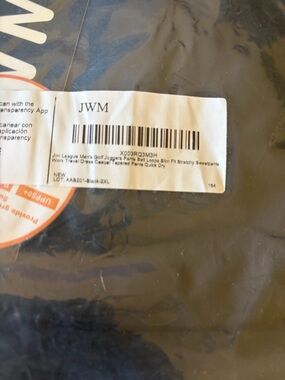 JWM Black Golf Pants - Slim Fit Stretchy (XXL 6 pair for sale)